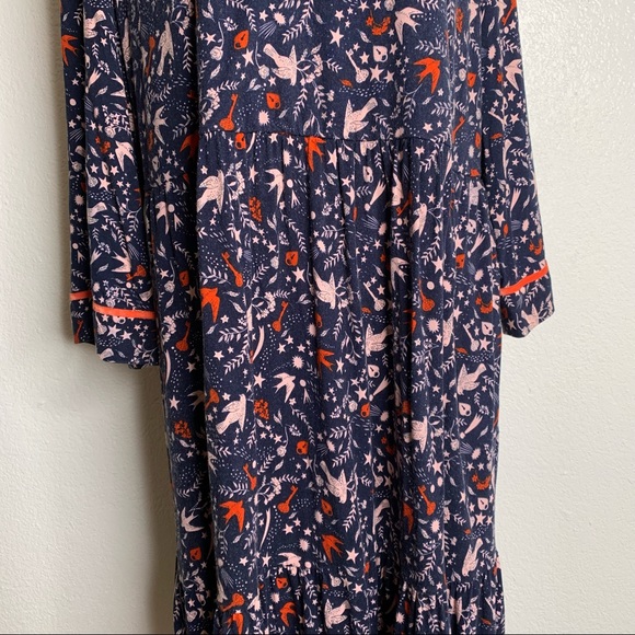 Boden Dreamy Sparrow Dress Size 16 - Picture 4 of 11